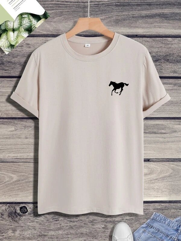 Camiseta Detalhe Horse - MANDORAS