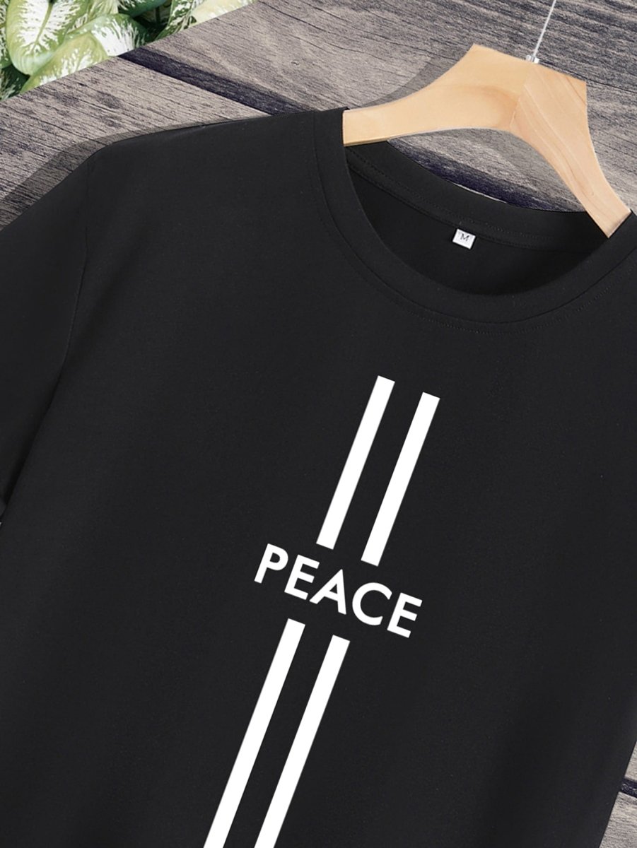 Camiseta Estampa Peace - MANDORAS