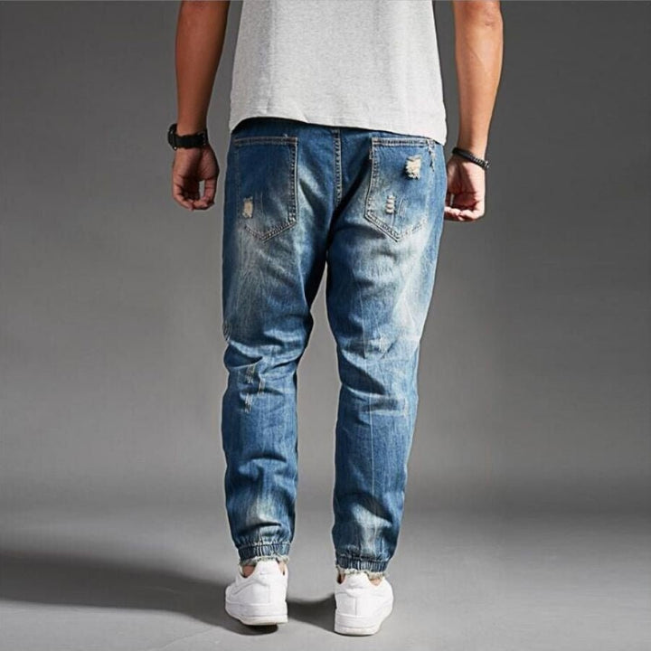 Calça Jeans Destroyed - MANDORAS