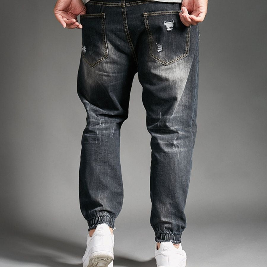 Calça Jeans Destroyed - MANDORAS