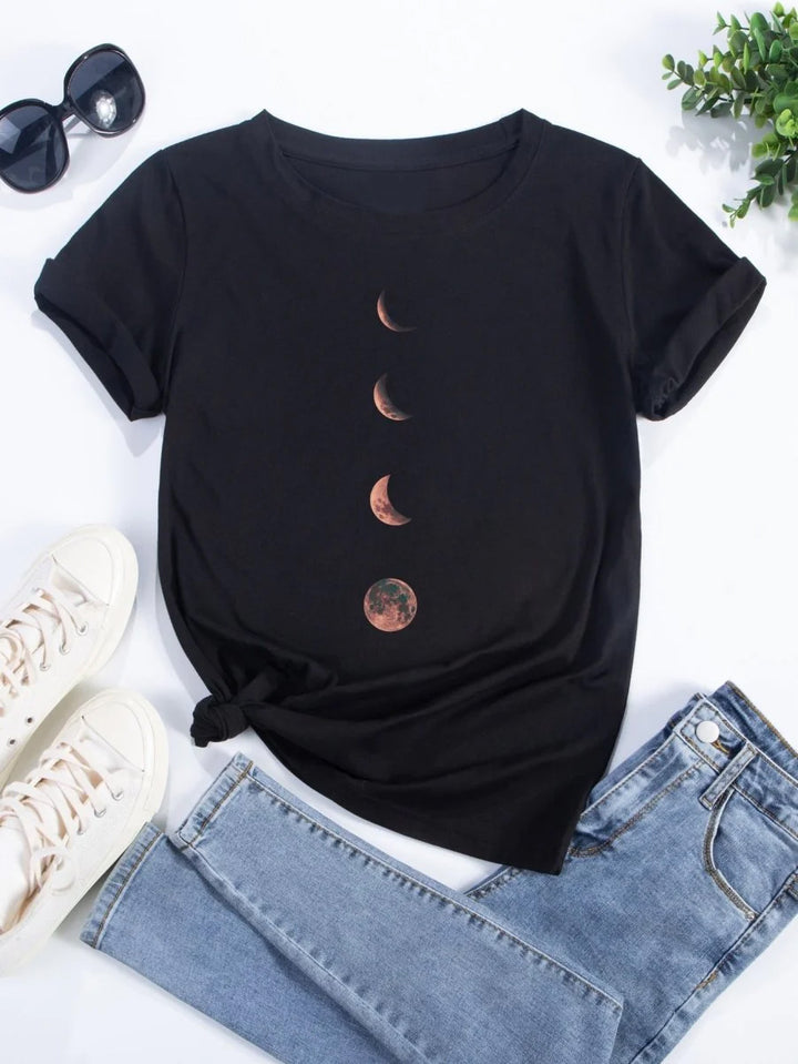 T-Shirt Fases Da Lua