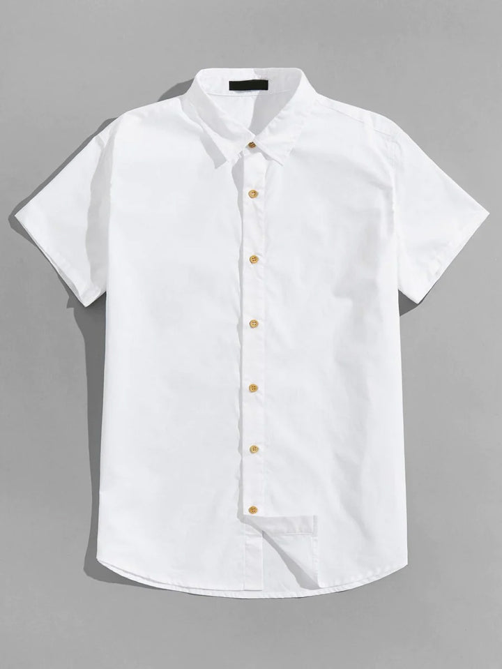 Camisa Manga Curta Simple White