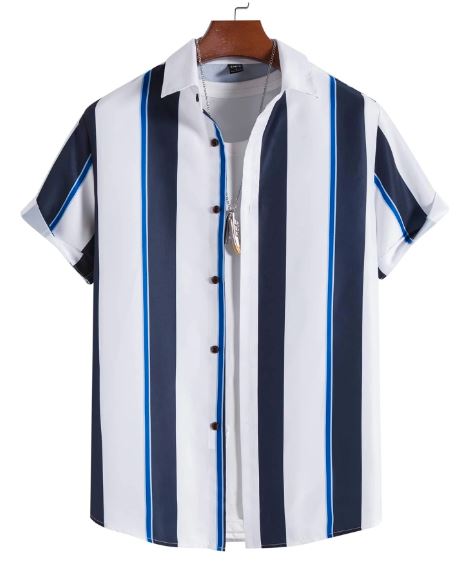 Camisa Casual Striped