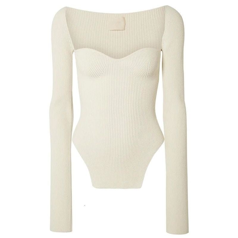 Blusa White Sweater - MANDORAS