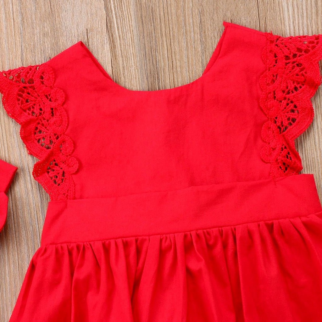 Body Dress Vermelho com Laço - MANDORAS