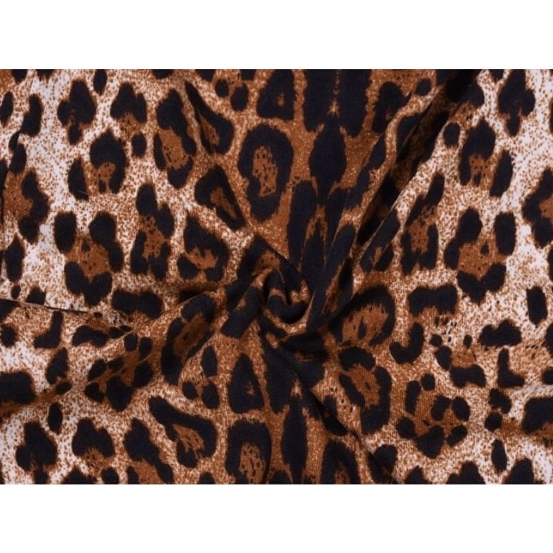 Calça Flare Leopardo - MANDORAS