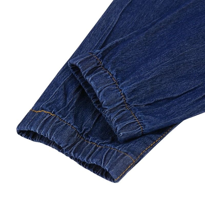 Calça Jeans Cós Elástico - MANDORAS