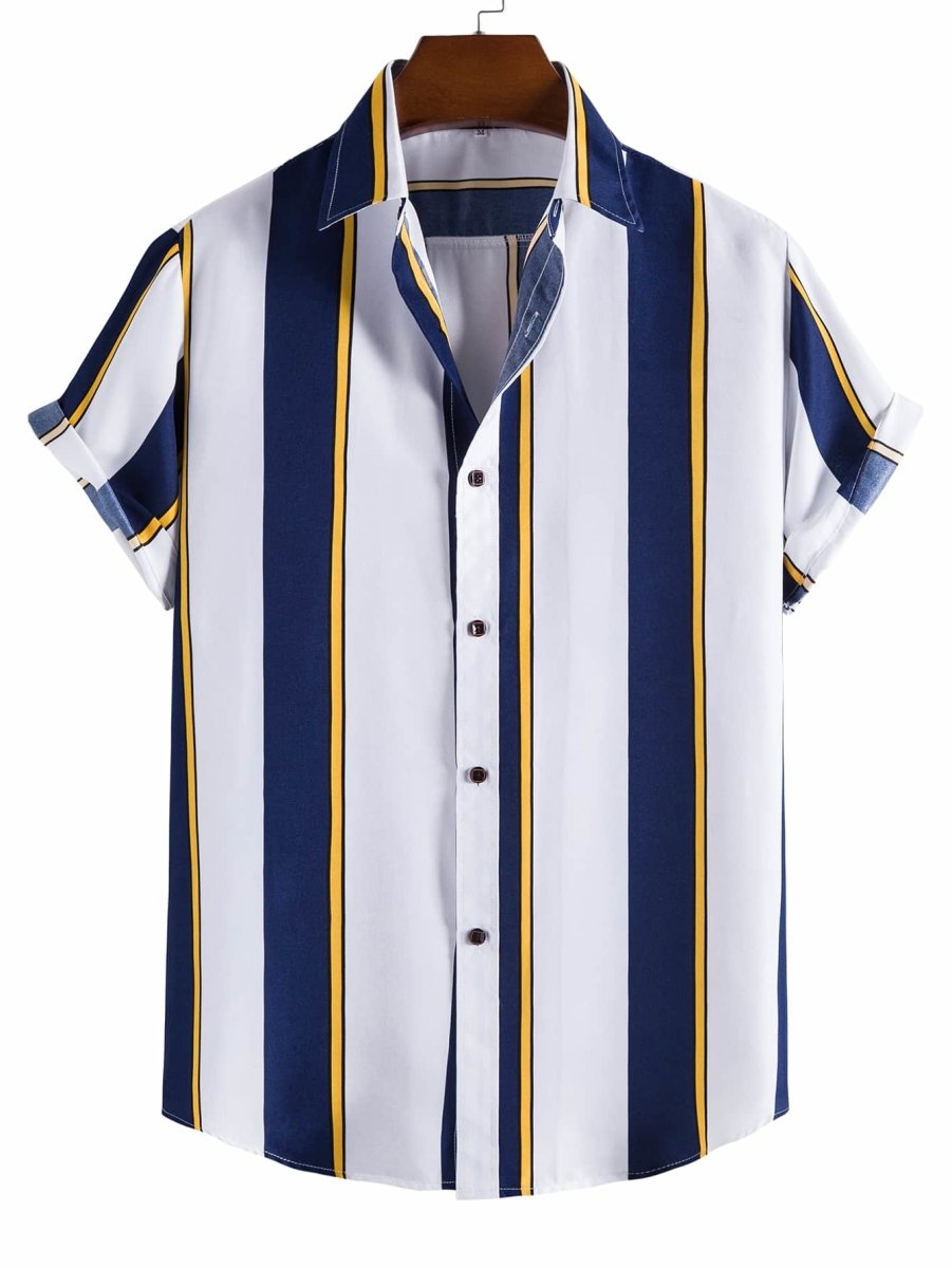 Camisa Casual Striped - MANDORAS