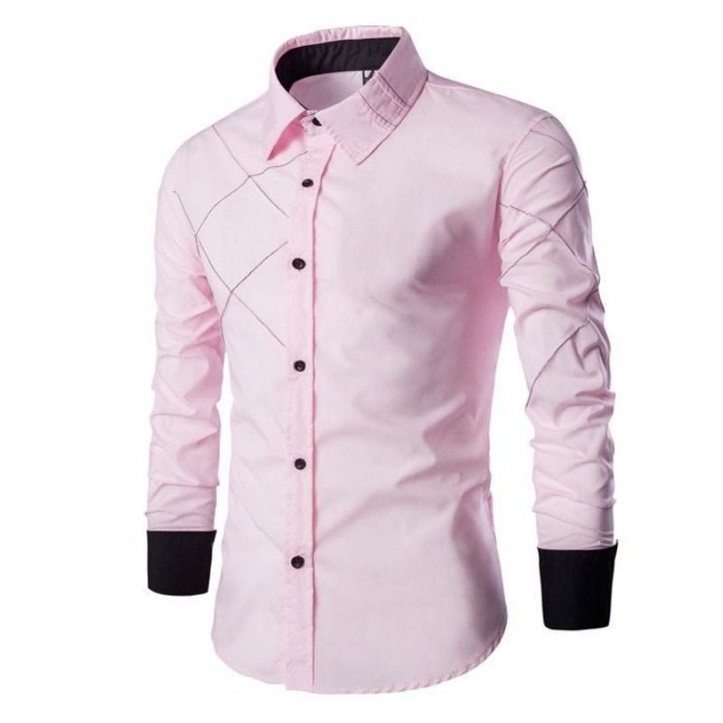 Camisa Cross Rosa Claro - MANDORAS