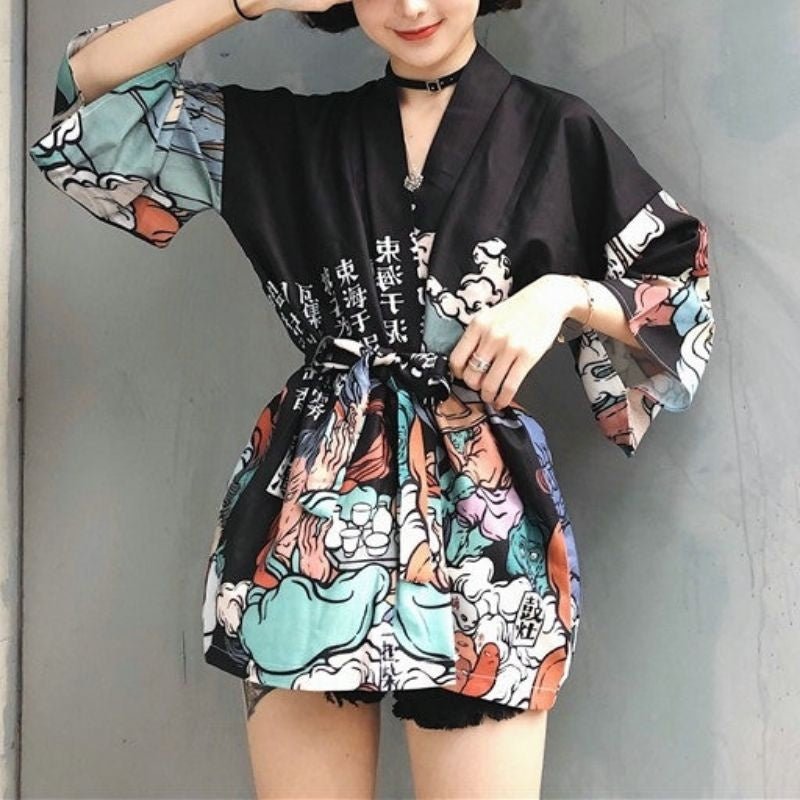 Kimono Oriental - MANDORAS