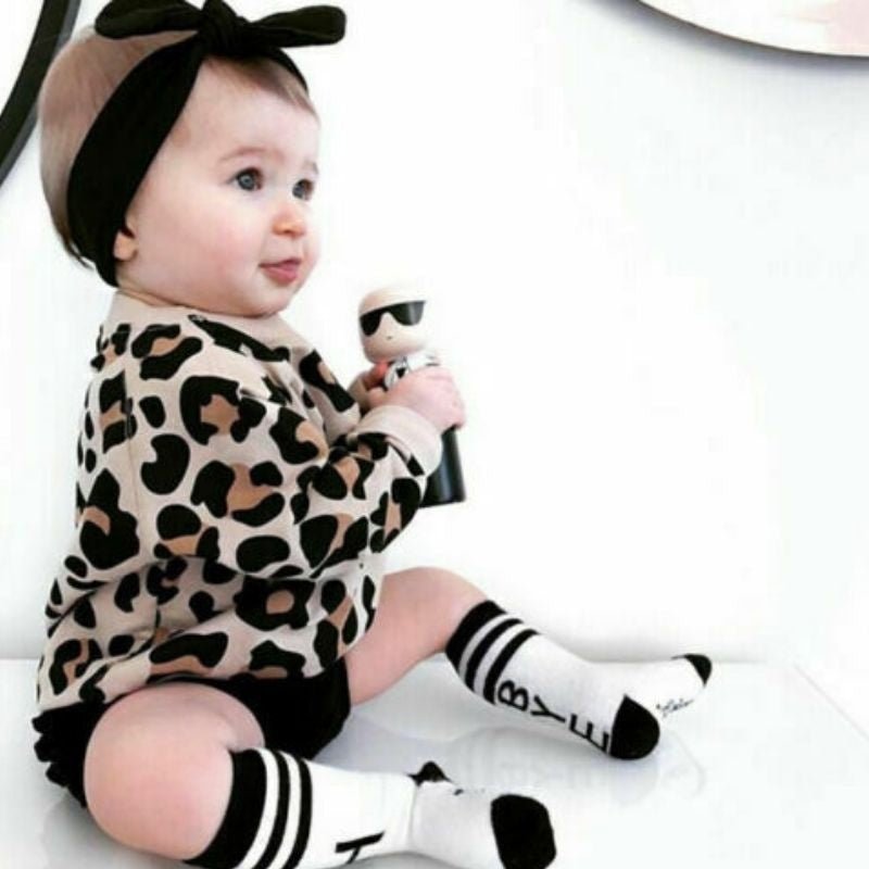 Moletom Leopardo Baby Girl - MANDORAS