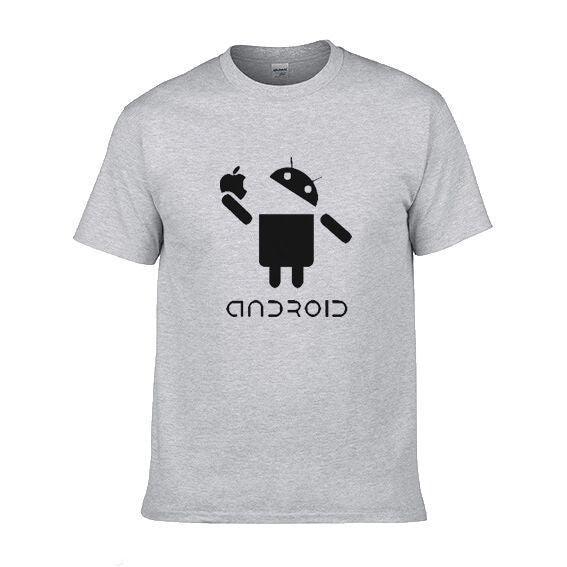 T-shirt Android Cinza - MANDORAS