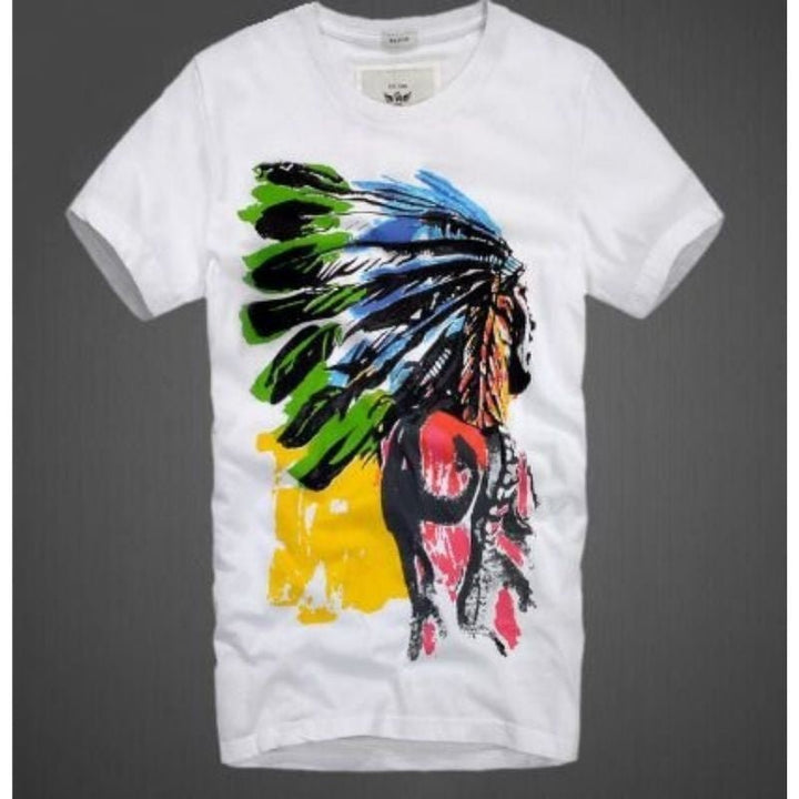 T-Shirt Estampa Índio - MANDORAS