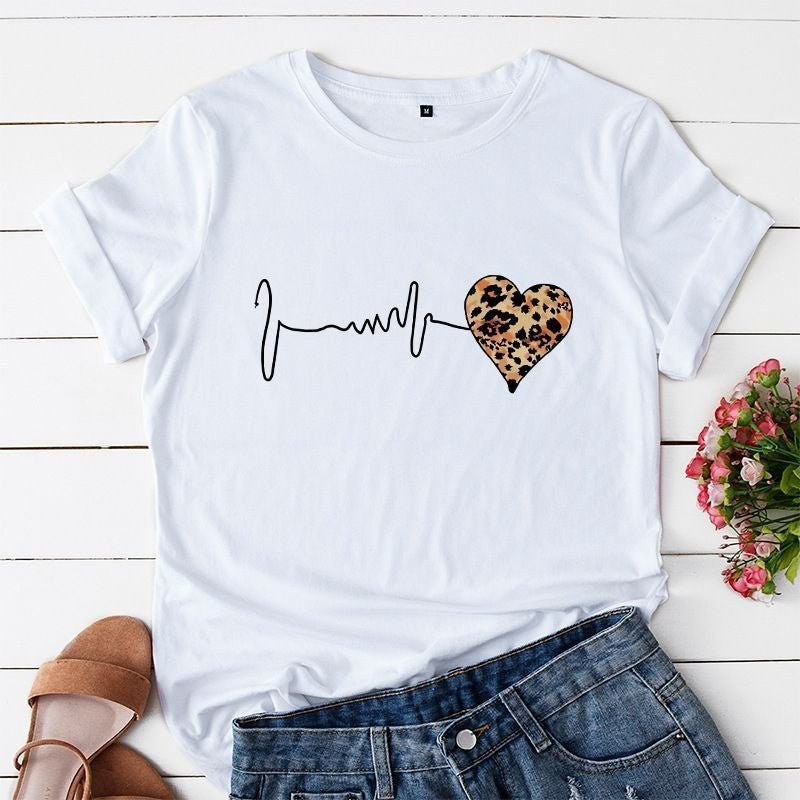 T-shirt Heart Básica - MANDORAS