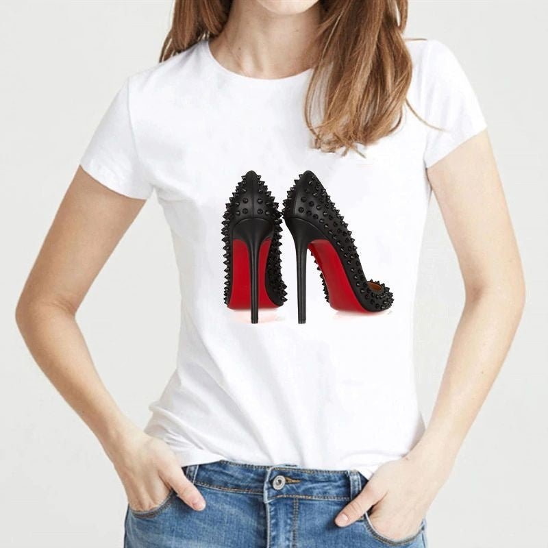 T-shirt High Heels - MANDORAS