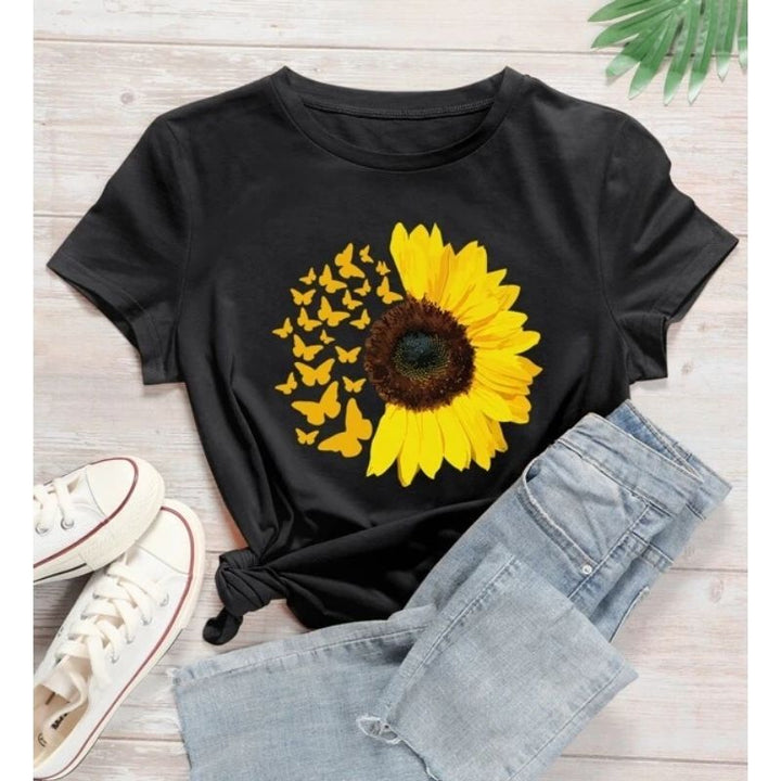 T-Shirt Sunflower - MANDORAS