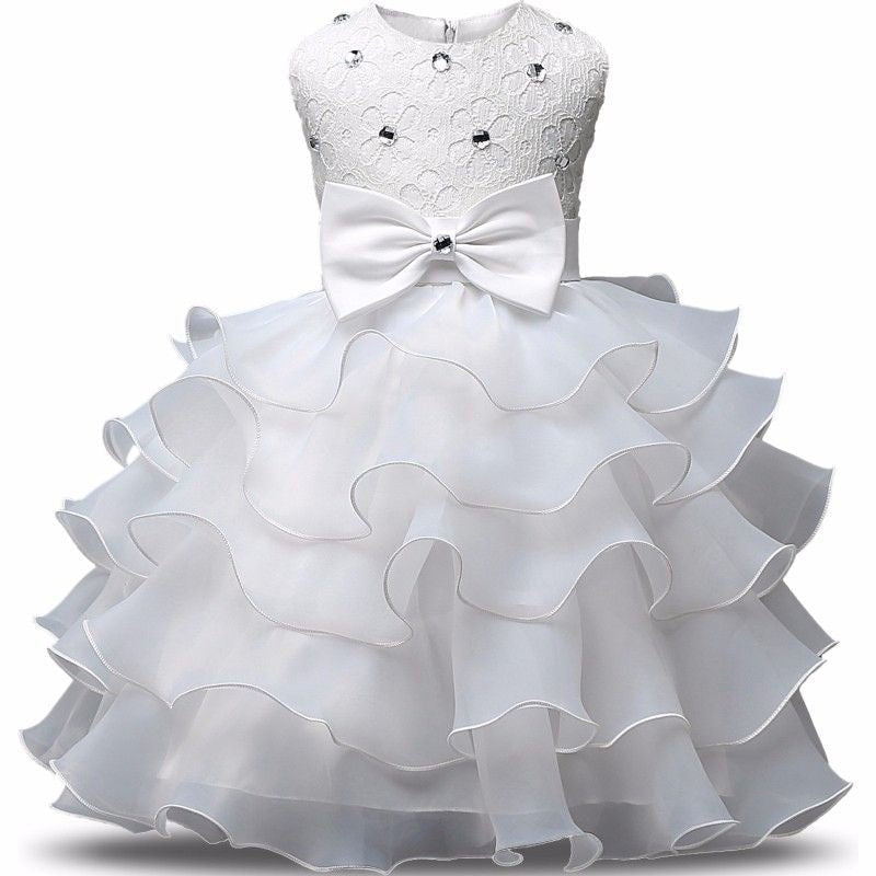 Vestido Rodado Princesa Branco - MANDORAS